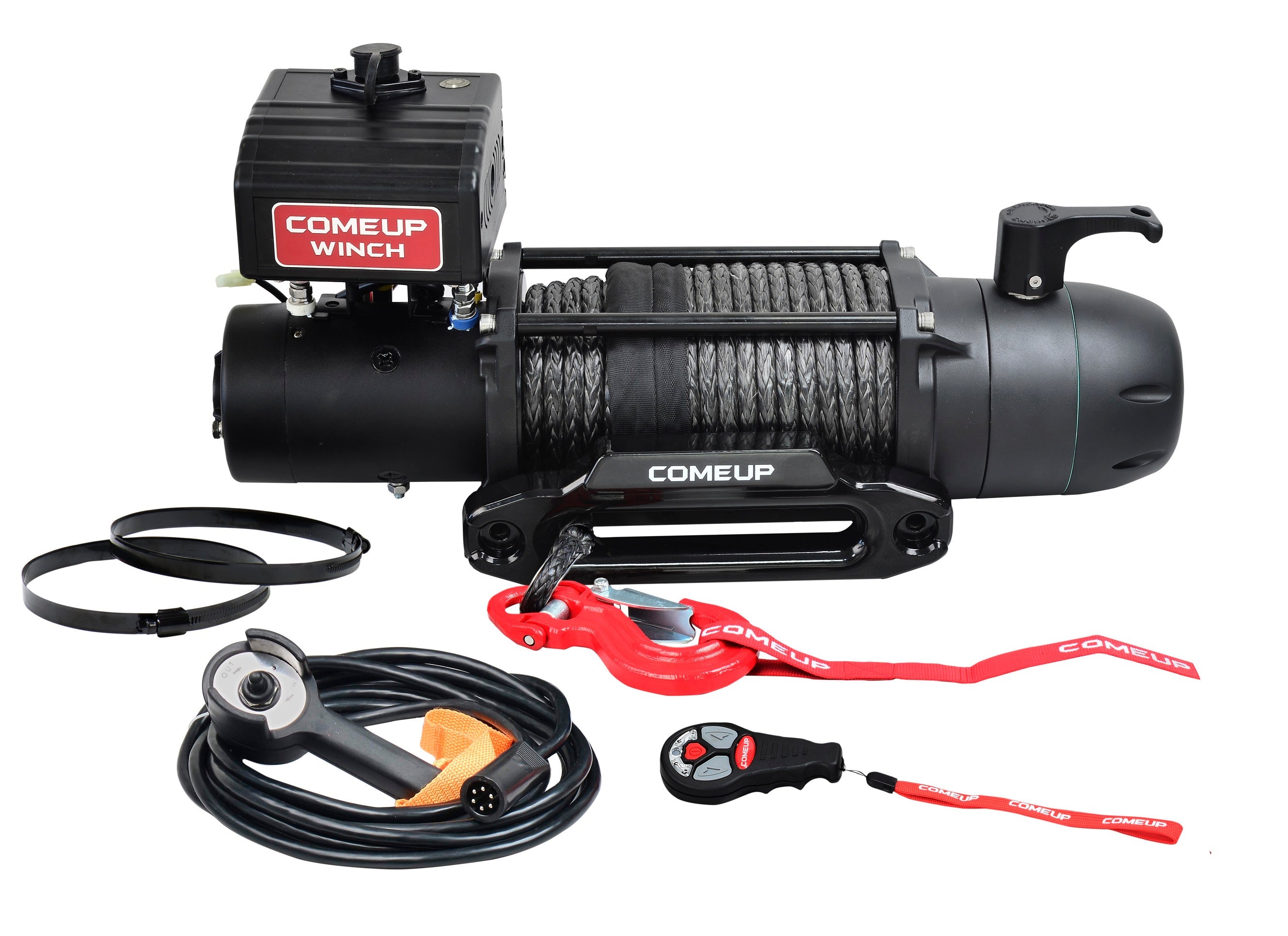 SEAL Slim 9.5rs 12V, W/ Synthetic Rope & Wireless Remote Winch