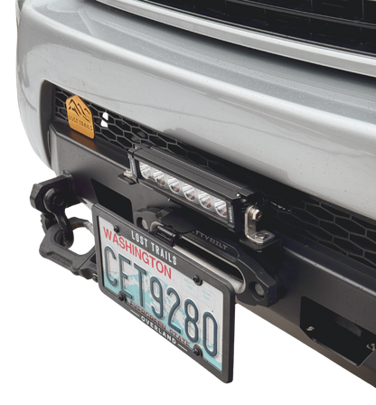 LTO Fairlead License Plate Flip Mount - Light Bar Edition