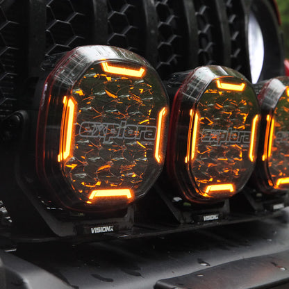 VisionX - 6" Explora Driving Lights With Dual-Color DRL