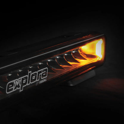 VisionX - 20" Explora Light Bar Single Row With Dual-Color DRL