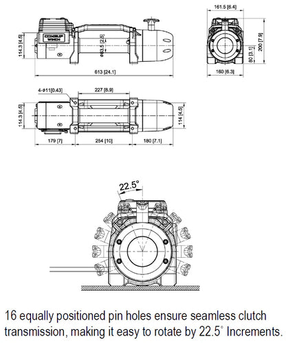 COMEUP - Slim 12.5rsi Trail Edition Winch