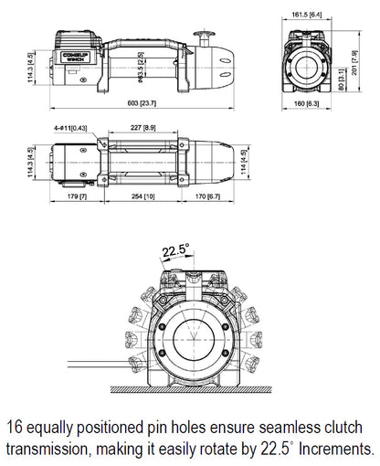 COMEUP - Slim 9.5rsi Trail Edition Winch